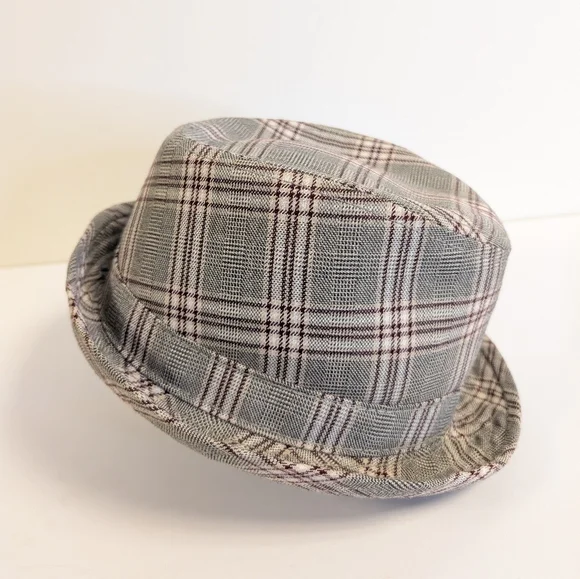 Goorin Bros Biggles Plaid Fedora Hat Classic Unisex Vintage Style Hat M - Picture 6 of 15